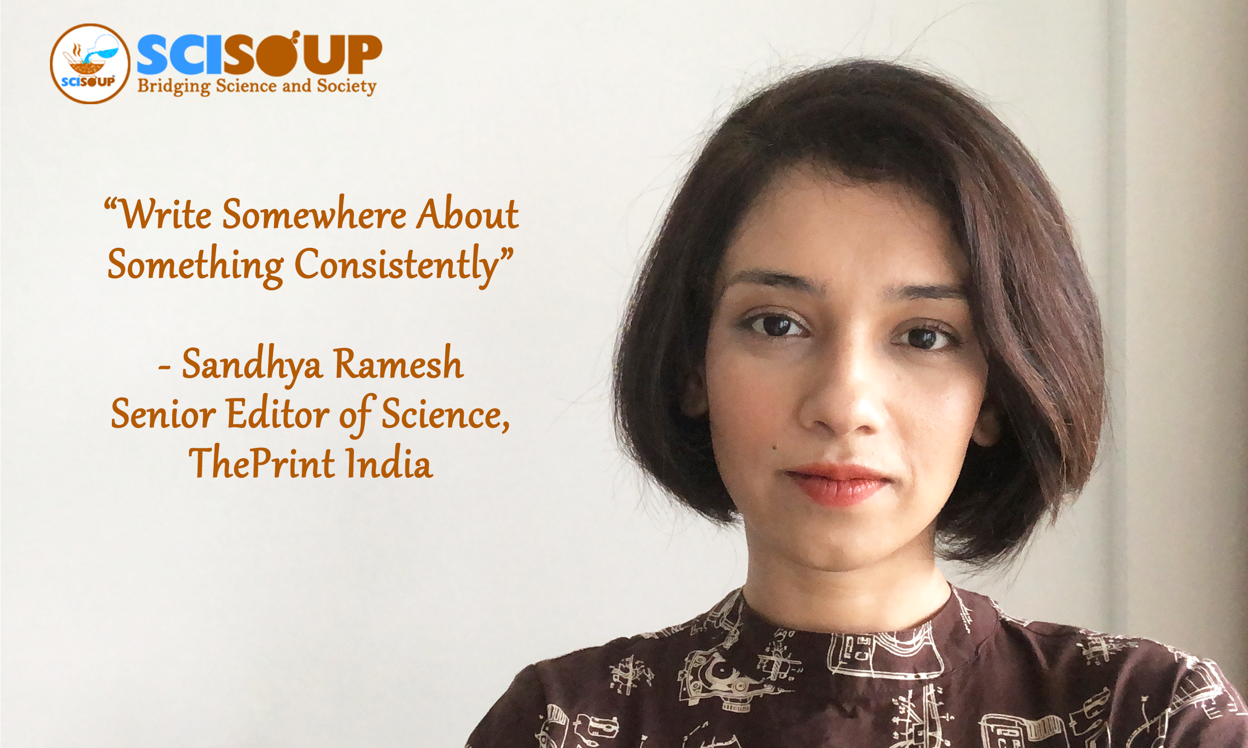 Write Somewhere About Something Consistently – Sandhya Ramesh