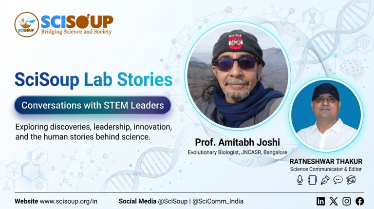 SciSoup Lab Stories – A Conversation with Prof. Amitabh Joshi